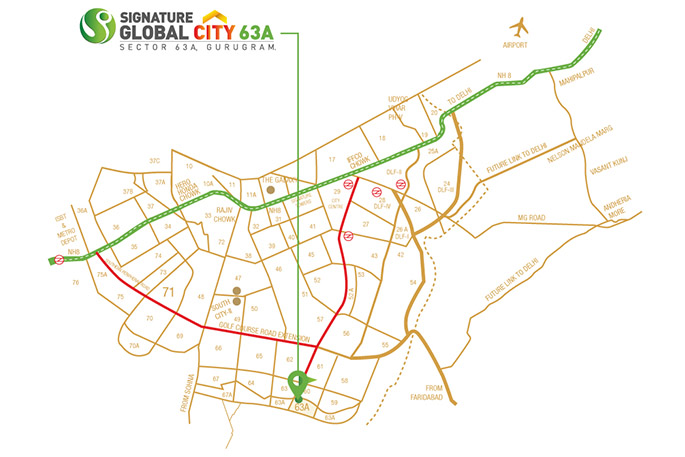 Signature global 63a masterplan